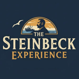 steinbeck experience logo blue tight